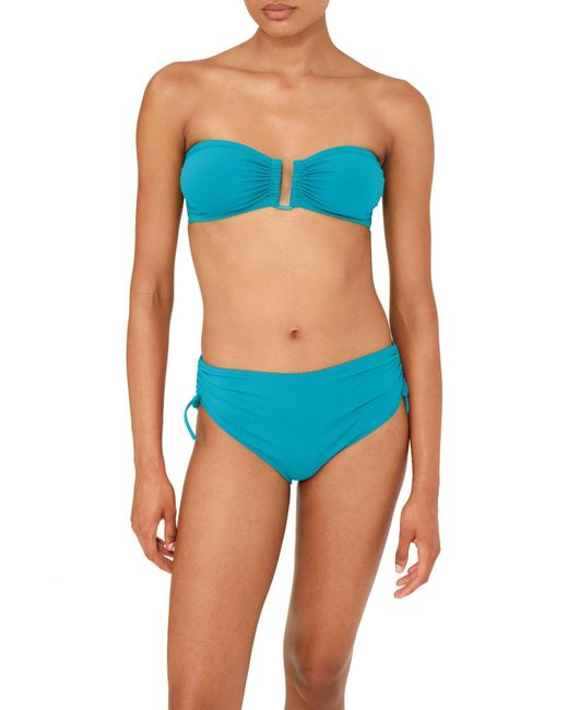 Eres Blue Highwaisted Onepiece Swimsuit