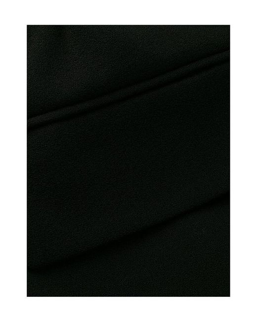 Givenchy Black Structured Belted Mini Dress