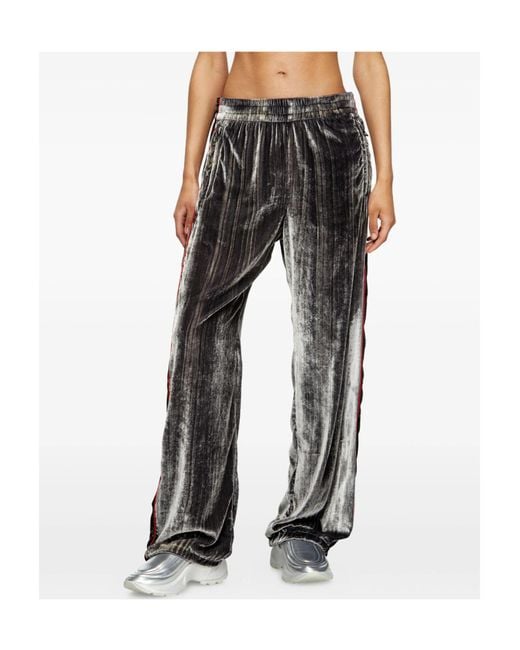DIESEL Black P-Hay-Fem Trousers