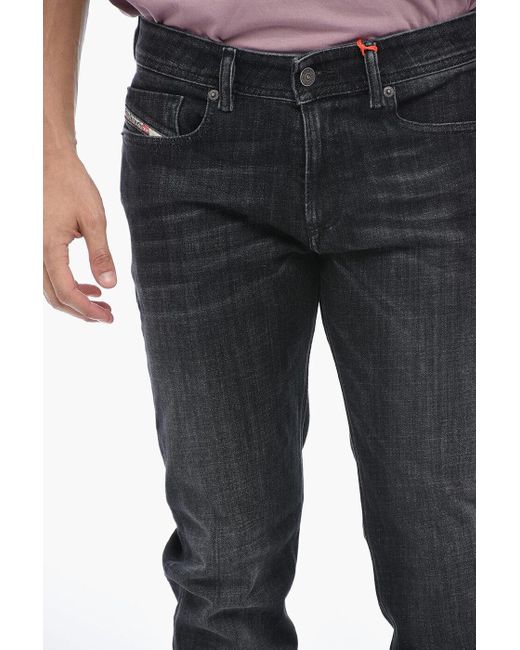 DIESEL Gray Stretch Jeans for men
