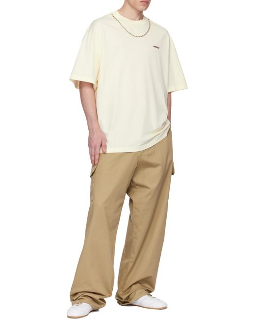 Ambush Natural Ball-Chain Crewneck T-Shirt for men