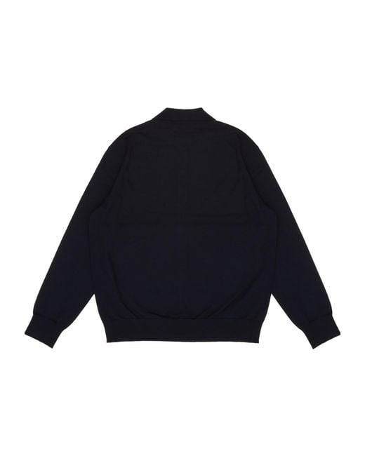 Dries Van Noten Blue Muano Polo Knitted Top for men