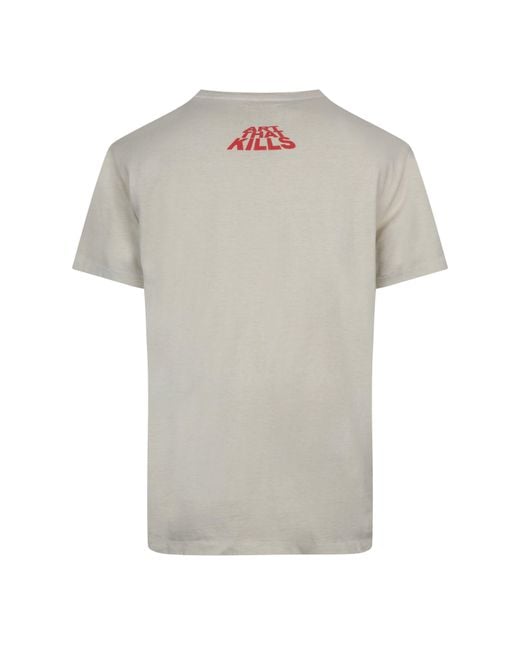 GALLERY DEPT. Gray Printed T-Shirt for men