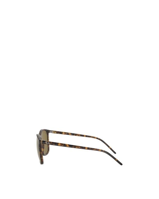 Ray-Ban Metallic Rectangular Sunglasses
