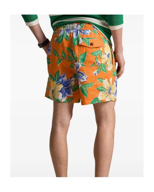 Polo Ralph Lauren Blue Traveller Swim Shorts for men