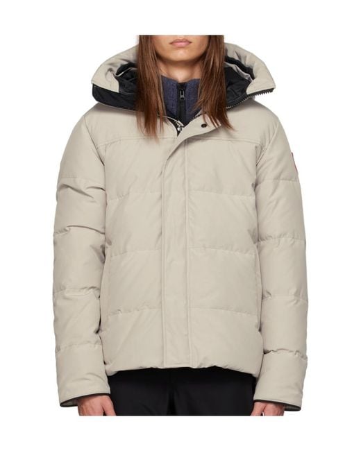 Canada Goose Gray Macmillan Hooded Down Jacket for men