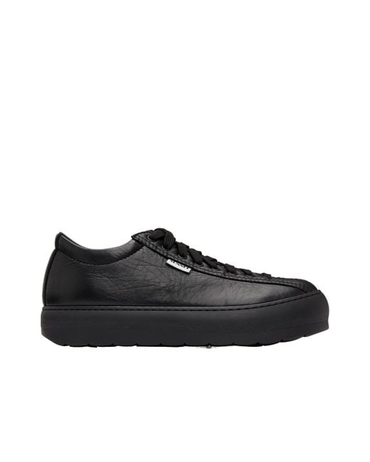 Sunnei Black Lace-Up Sneakers for men