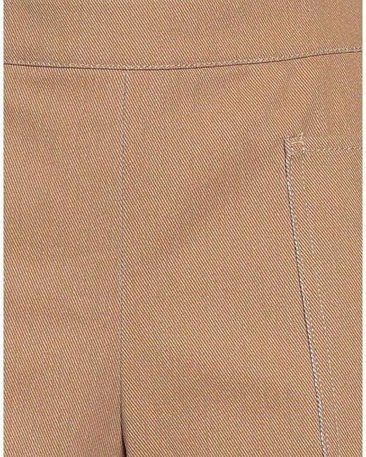 Max Mara Natural Solid Color Shorts