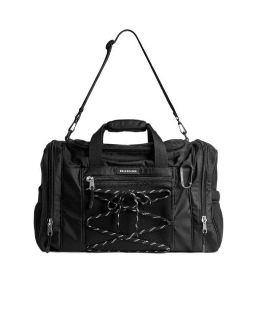 Balenciaga Black Hyke Gym Tote Bag for men