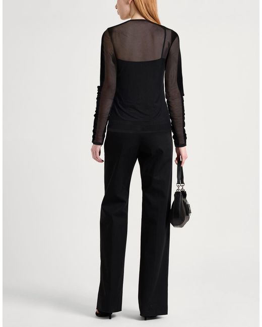 Rag & Bone Black Plain Colour Top