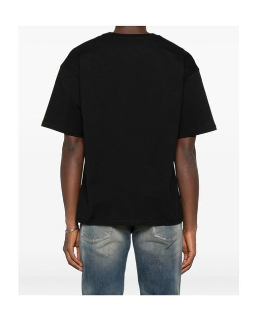 DIESEL Black T-Lucien-Ihbi Crewneck T-Shirt for men