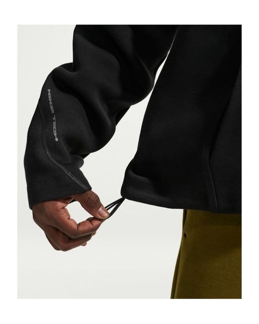 Nike Black Tech Fleece Full-Zip Hoodie for men