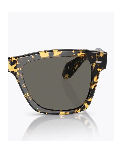 Oliver Peoples Gray N.04 Tortoiseshell-Effect Sunglasses for men