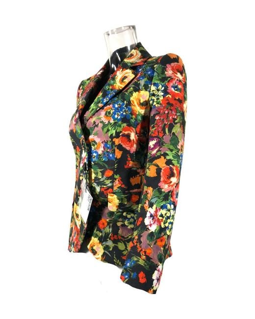 Moschino Black Single-Breasted Blazer