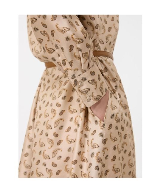 Max Mara Natural Long-Sleeved Dress