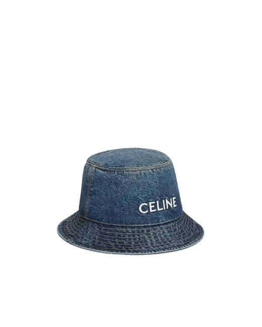 Céline Blue Bucket Hat for men