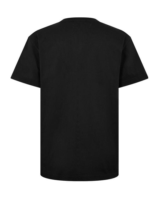 Vivienne Westwood Black Crew Neck Short Sleeve T-Shirt for men