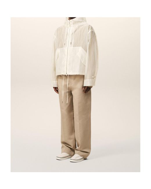 AMI Natural Nylon Zipper Windproof Jacket for men