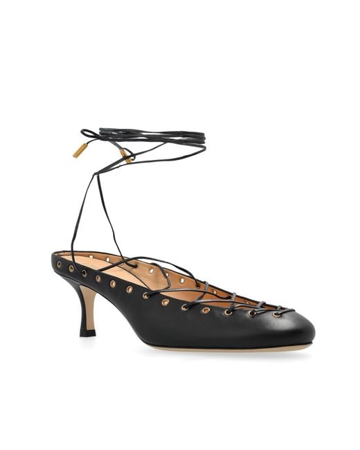 Chloé Black Chloé Ghillies Heeled Shoes