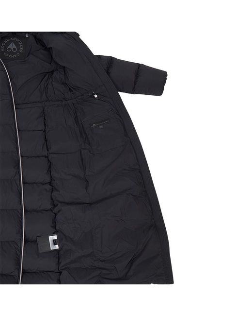 Moose Knuckles Black Long-Sleeved Down Jacket