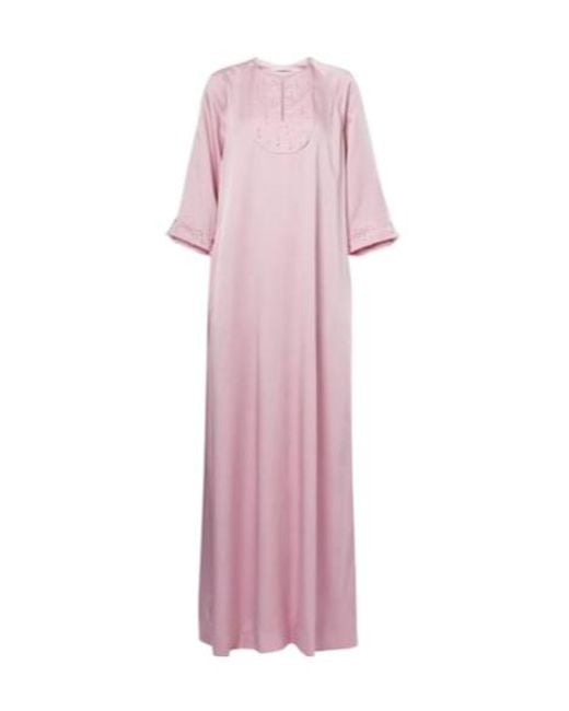 Emilia Wickstead Pink Arles Satin Gown