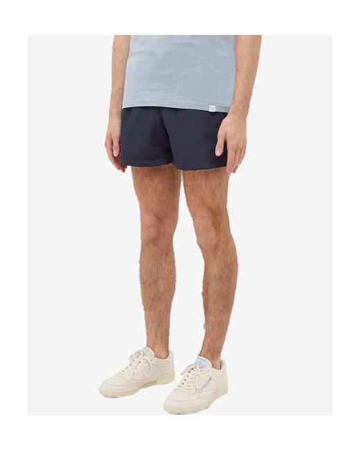 Paul Smith Blue Zebra-Patch Swim Shorts for men