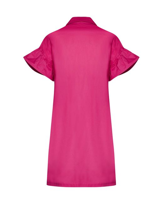 Kaos Pink Cotton Dress