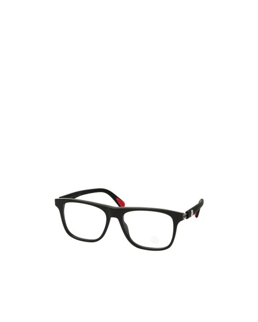 Moncler White Eyewear Rectangular Glasses And Frames for men