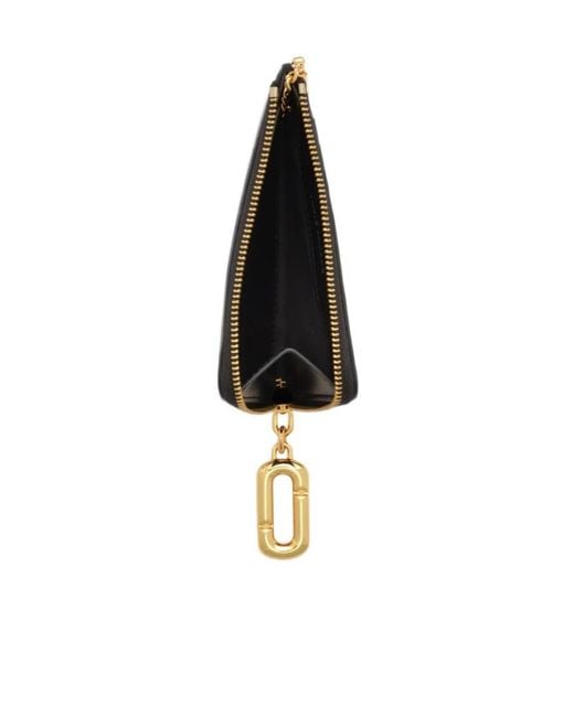 Marc Jacobs Black Top Zip Multi Wallet