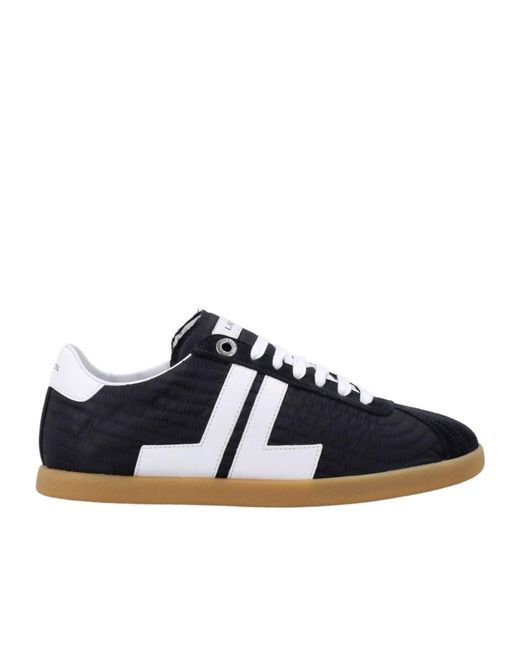 Lanvin Blue Round-Toe Sneakers