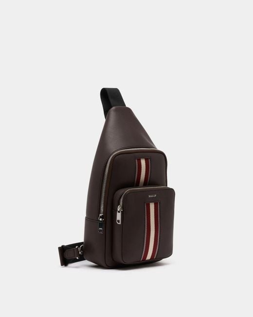 Bally Brown Sling Bag for men