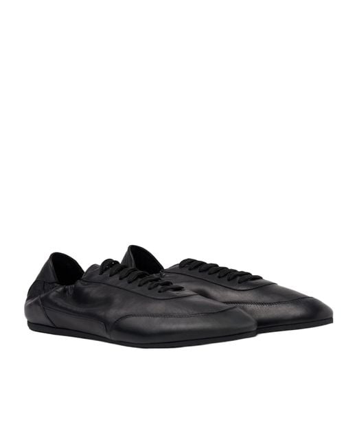 Scarosso Black Leggera Nappa Sneakers for men