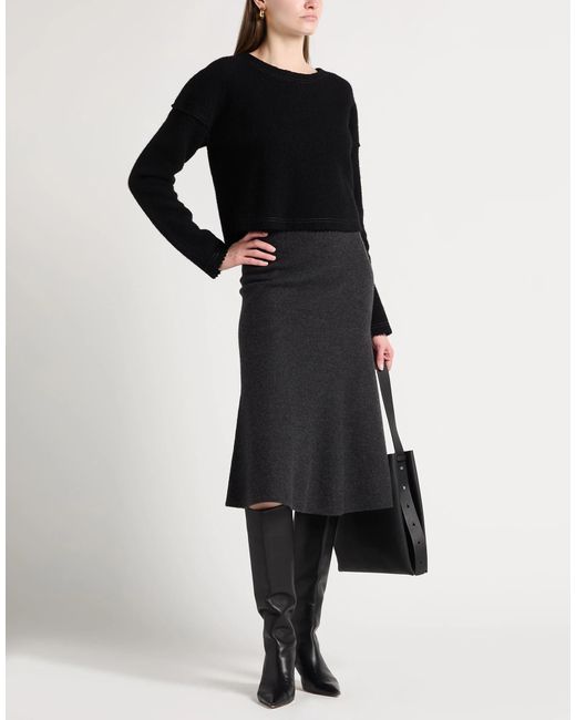 Max Mara Black Lightweight Knit Jumper