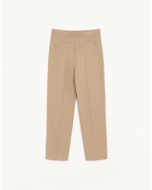 Valentino Natural Button Detailed Pleated Pants for men
