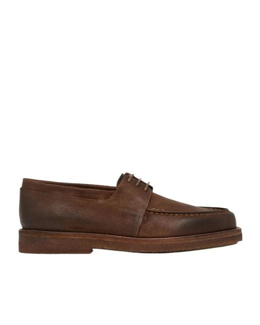 Marsèll Brown Marsèll Moccar Leather Derby Shoes for men