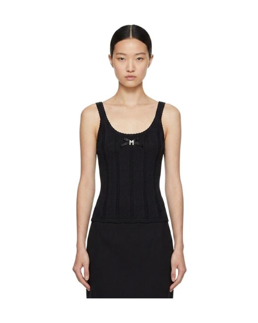 Marissa Chiara Black Sleeveless Vest