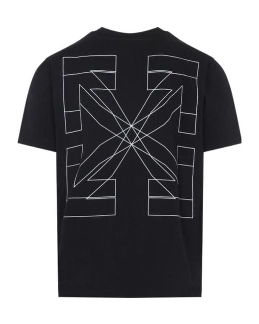 Off-White c/o Virgil Abloh Black Big Double Arrow Slim T-Shirt for men