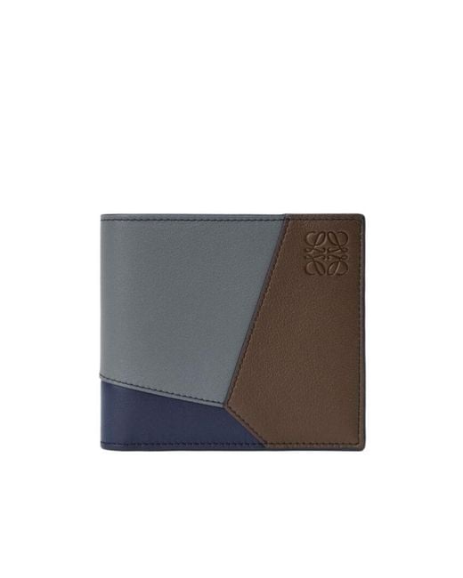 Loewe Gray Puzzle Bifold Wallet for men