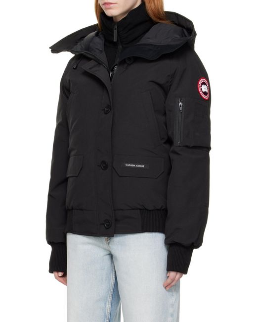 Canada Goose Black Tech Fabric Padded Down Jacket