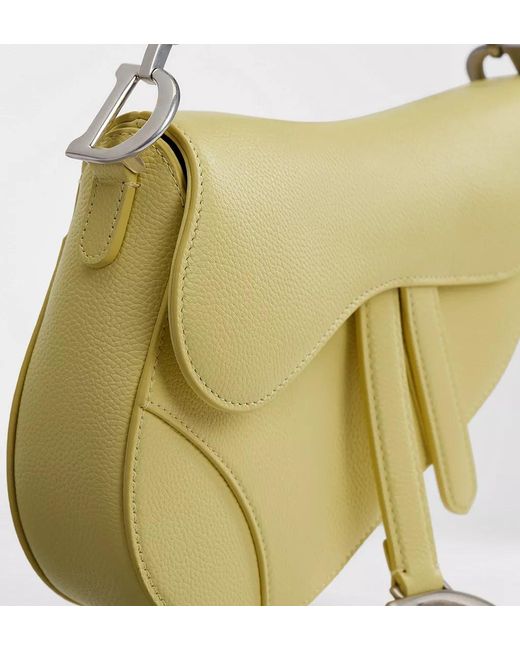Dior Metallic Small Saddle Bag With Strap