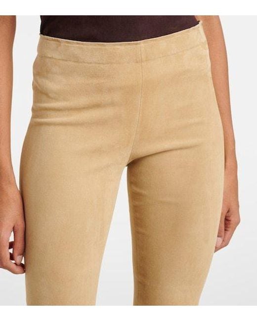 Stouls Natural Jp Twenty Flared Suede Leggings