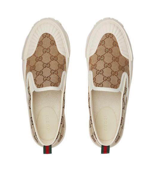 Gucci Natural Slip-On Sneaker