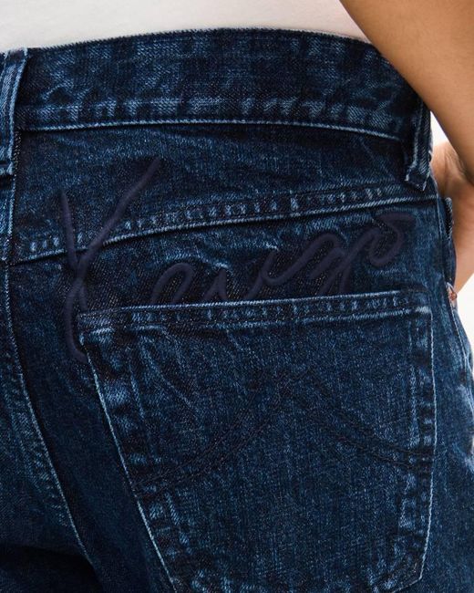 KENZO Blue Signature' Straight Pants
