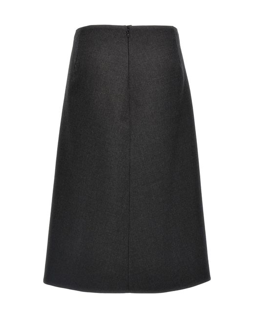 Jil Sander Black 70' Skirt