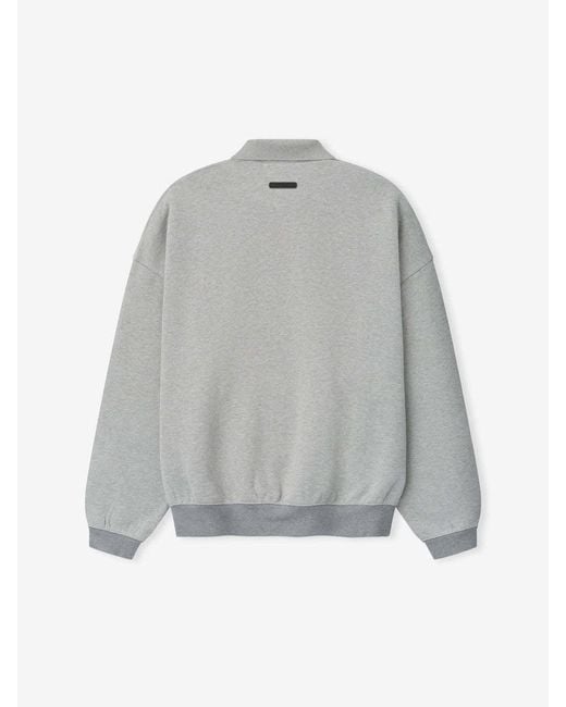 Fear Of God Gray Signature 90S Polo Sweatshirt for men