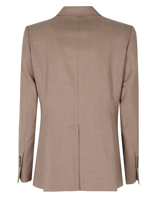 Seventy Brown Logo Blazer
