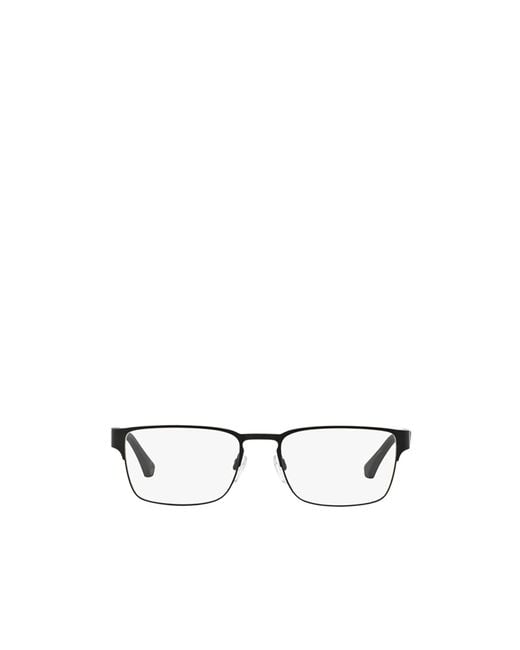 Emporio Armani White Full Frame Plain Mirror for men