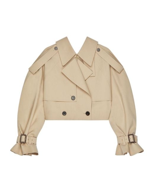 Givenchy Natural Short Trench Coat