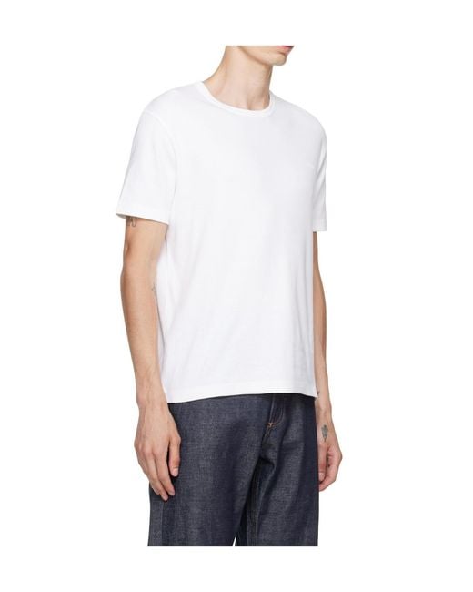 A.P.C. White Jacob T-Shirt for men