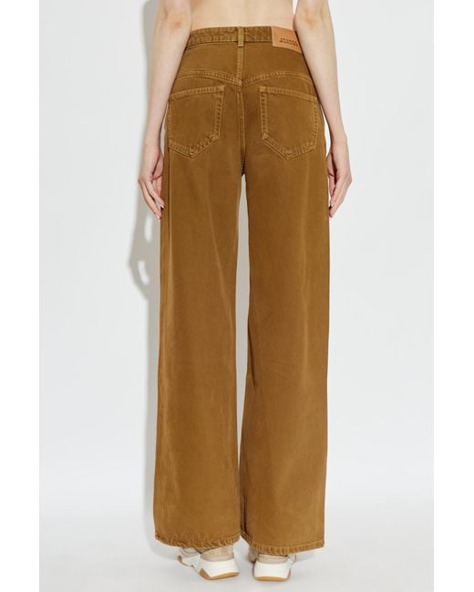 Isabel Marant Natural Belt Loop Jeans